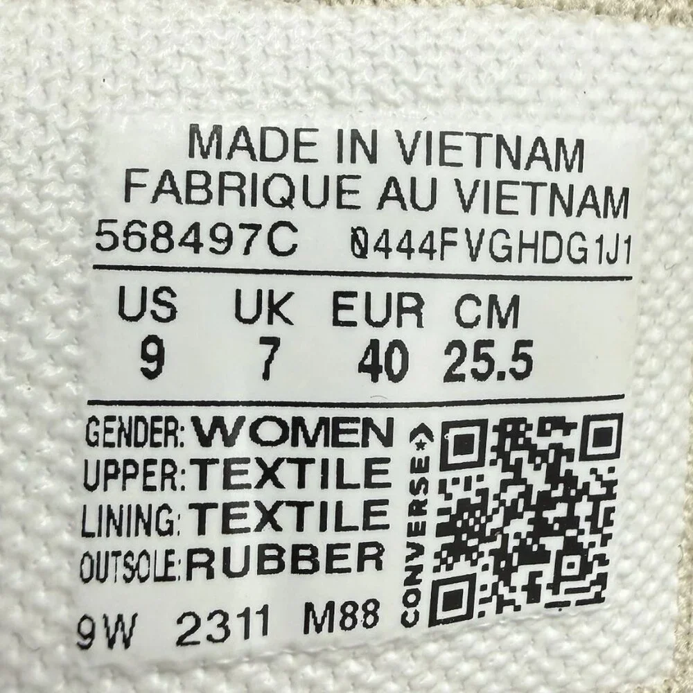 Converse Chuck Taylor All Star Move Platform Hi Women's 9 Sneakers Black/White - Picture 3 of 11